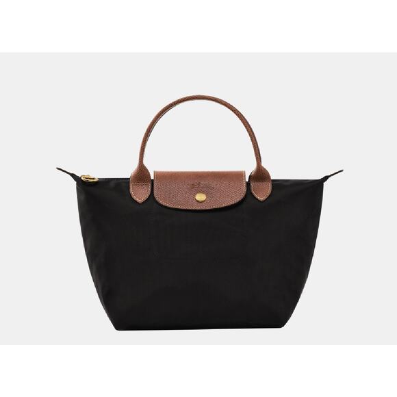 Longchamp Handbags - LONGCHAMP LE PLIAGE ORIGINAL S HANDBAG Black - Recycled Canvas.  Used Once